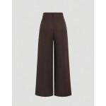 Women's Retro Elegant Jacquard Crimp Pleated Wide-Leg Pants, Autumn/Winter Fall Cloth For Women