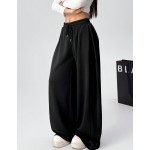 Women Casual Drawstring Waist Loose Sweatpants For Autumn Graduation Back To School Outfits Graduation Teacher Outfits For Women Back To School