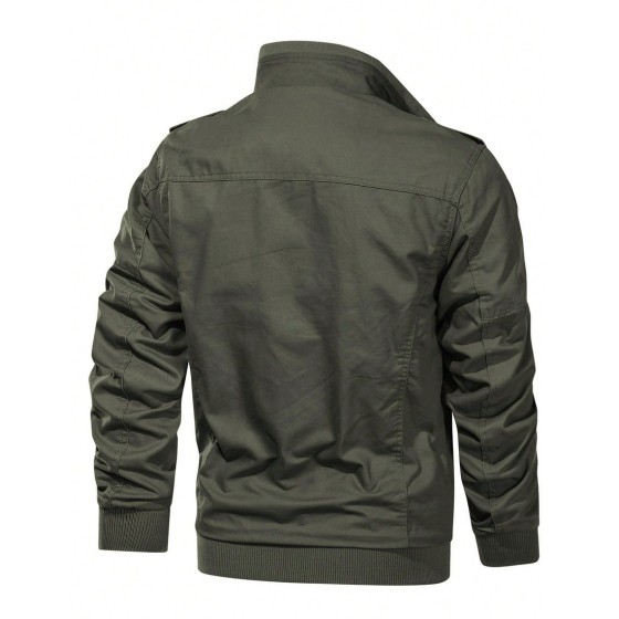Men s Casual Multi Pocket Outdoor Hiking Jacket Going Out Long Sleeve Baseball Lightweight Jacket For Friends Husband Boyfriend Gifts