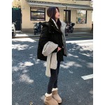 Petite Cropped Padded Coat Winter