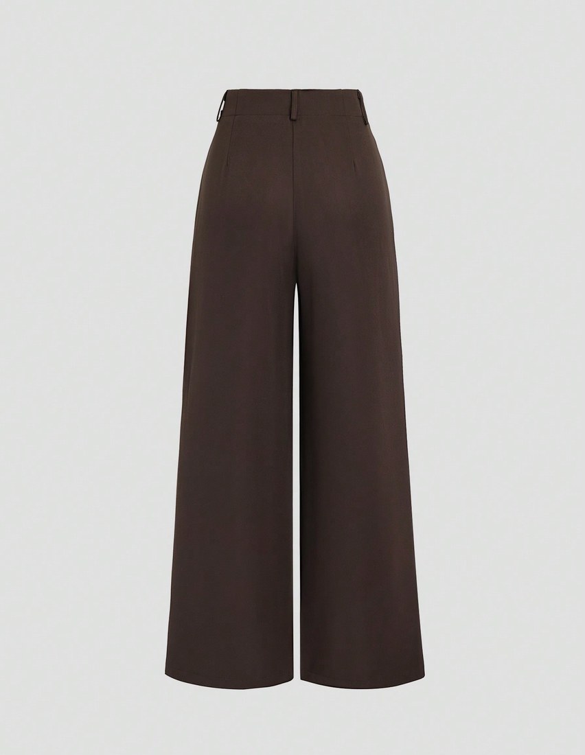 Women's Retro Elegant Jacquard Crimp Pleated Wide-Leg Pants, Autumn/Winter Fall Cloth For Women