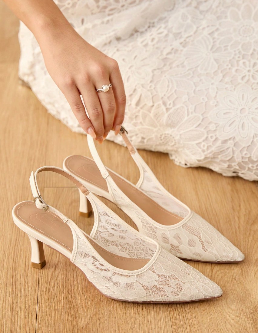 Women s Fashion Black Pointed Toe Stiletto High Heels Dating Party Elegant Wedding Bride