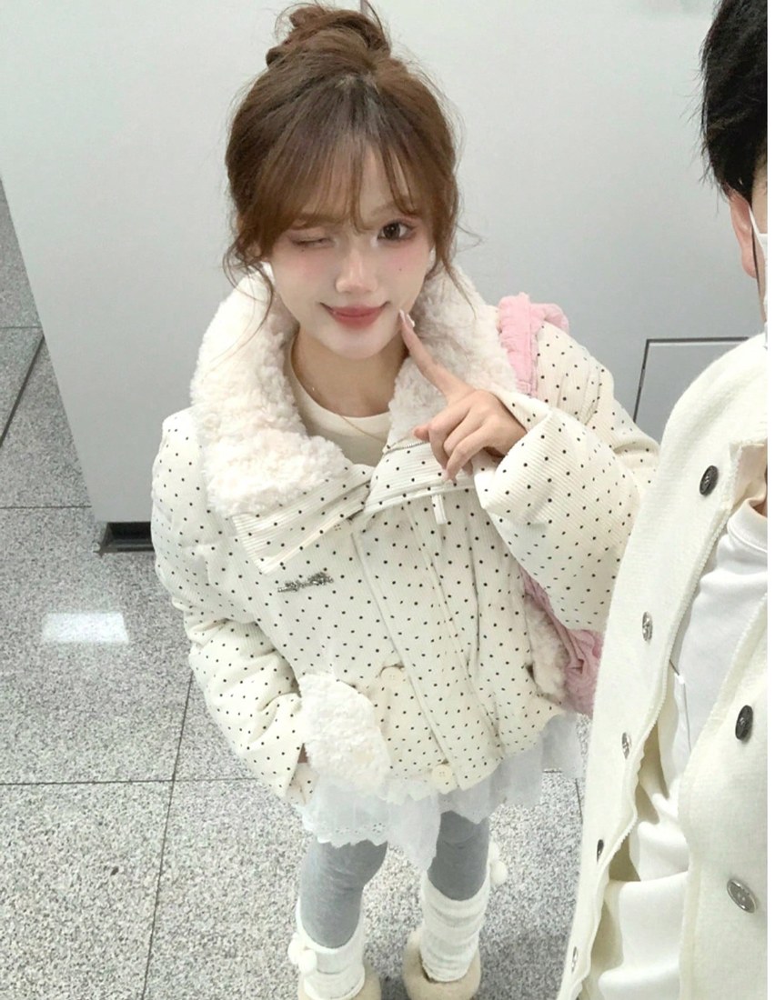 Women s Elegant Thick Loose Collar Padded Coat Autumn Winter