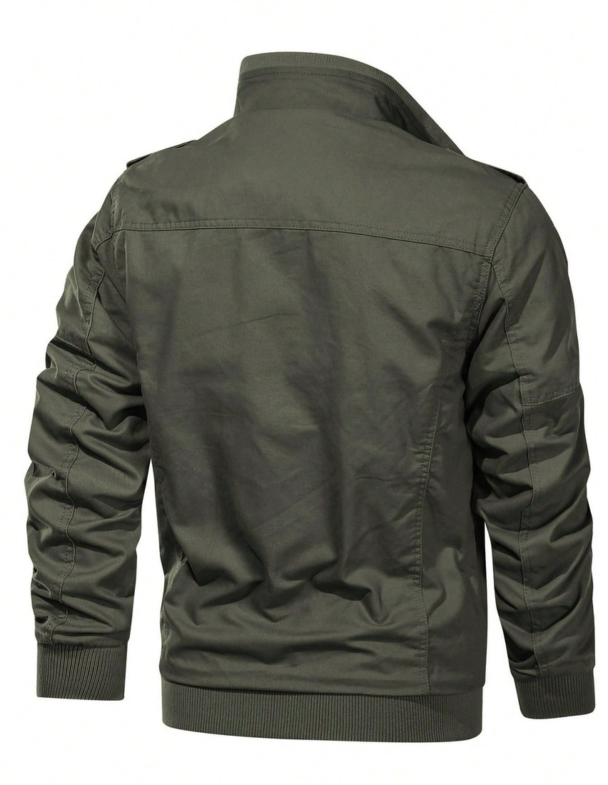 Men s Casual Multi Pocket Outdoor Hiking Jacket Going Out Long Sleeve Baseball Lightweight Jacket For Friends Husband Boyfriend Gifts